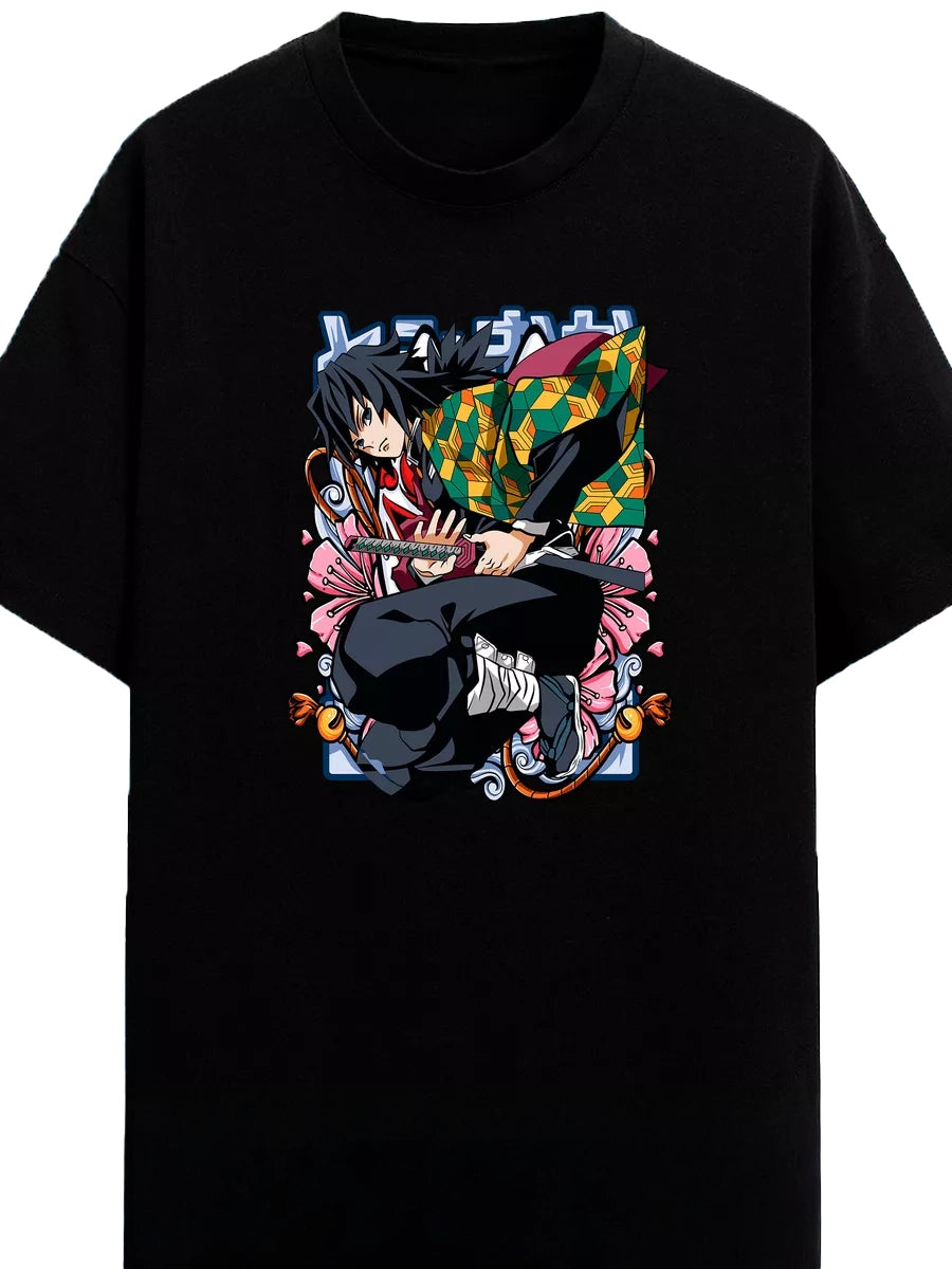 Anime T-shirt 100% Cotton Demon Slayer