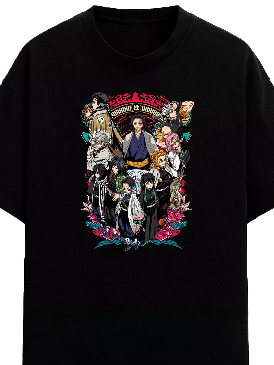Anime T-shirt 100% Cotton Demon Slayer
