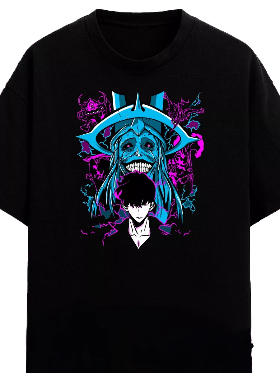 Anime T-shirt 100% COTTON Solo Leveling