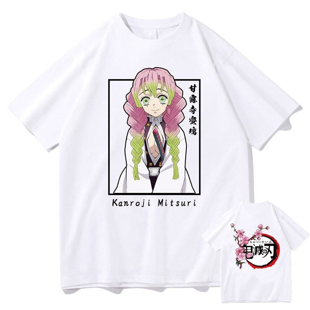 Anime 100% Cotton T-Shirt Demon Slayer Mitsuri