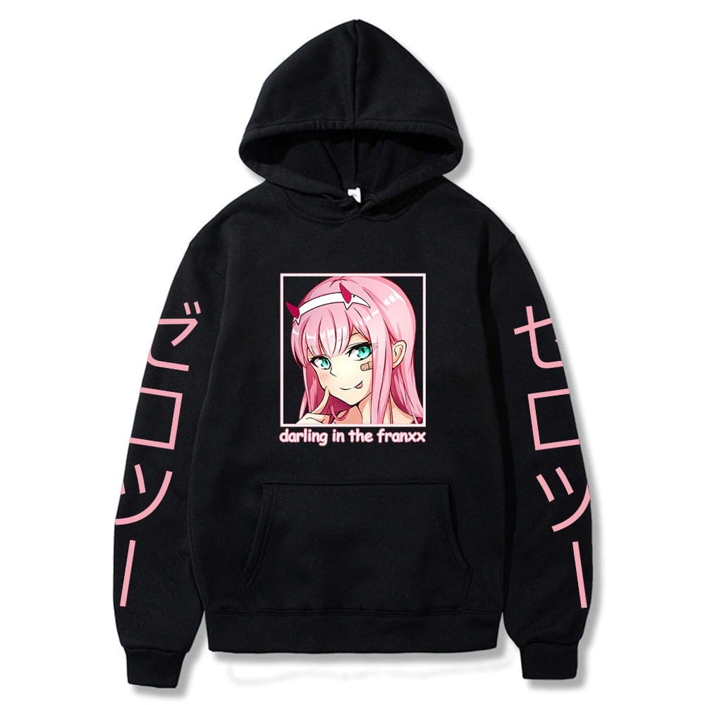 Darling in the Franxx Zero Two Anime Cotton Hoodie