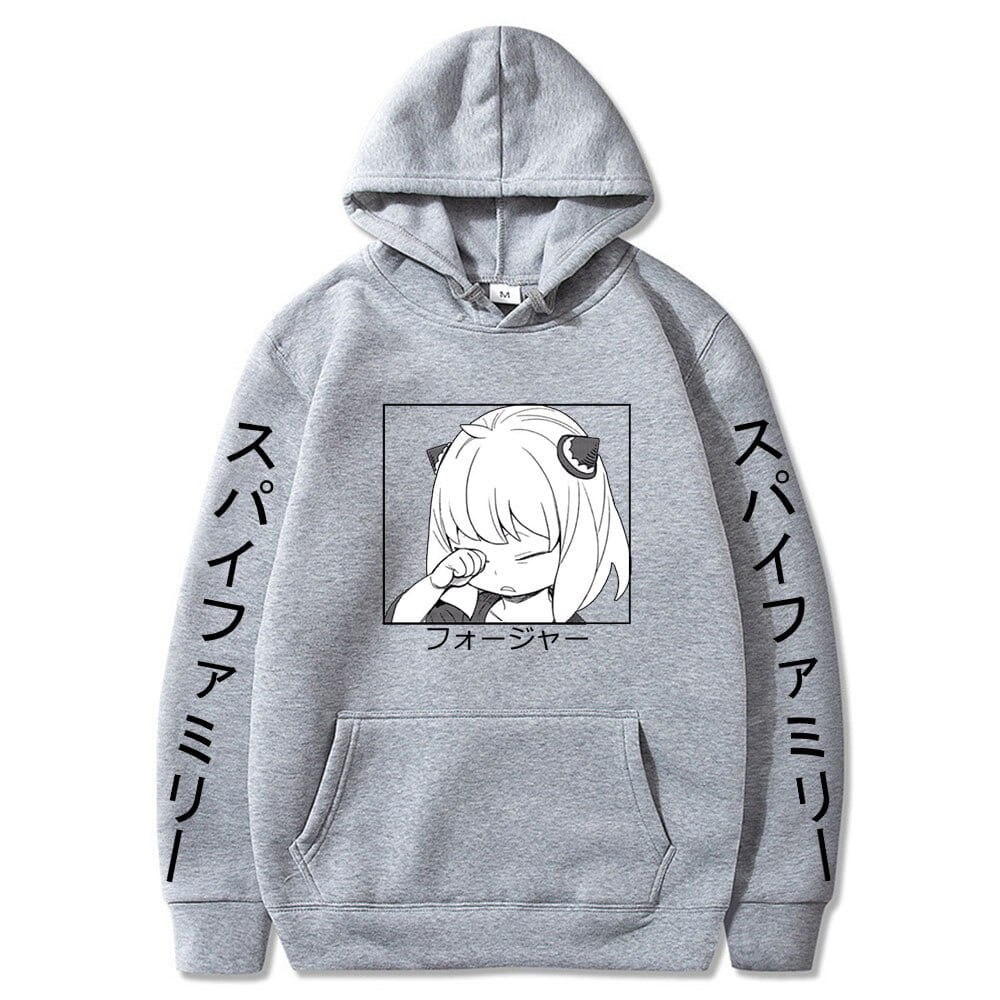 Bluza bawełniana z kapturem Anya z anime SPY x FAMILY
