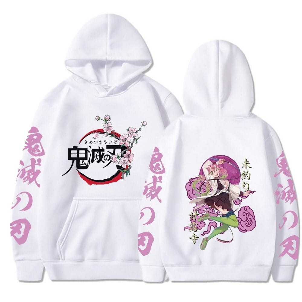 Demon Slayer Mitsuri Kanroji Bluza bawełniana z kapturem