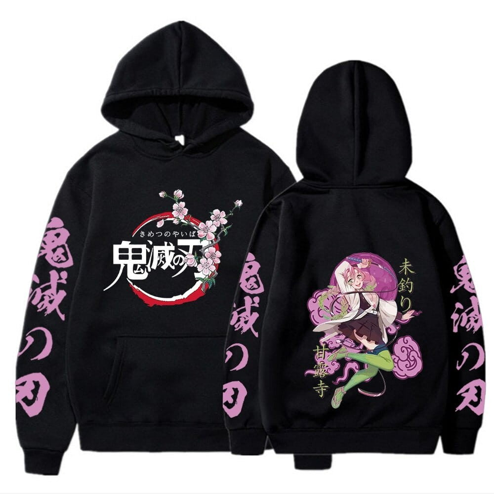 Demon Slayer Mitsuri Kanroji Bluza bawełniana z kapturem