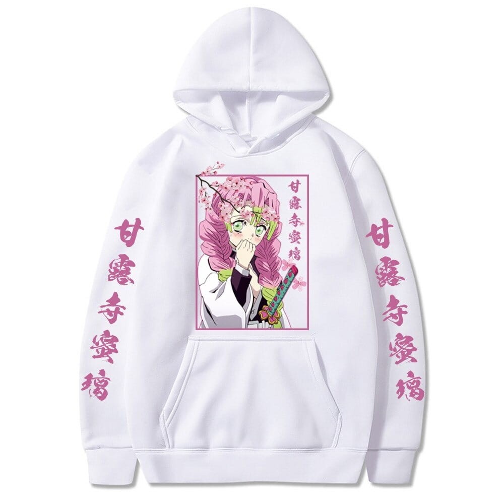 Bluza bawełniana z kapturem Demon Slayer Mitsuri Kanroji