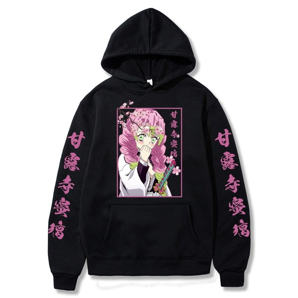 Bluza bawełniana z kapturem Demon Slayer Mitsuri Kanroji