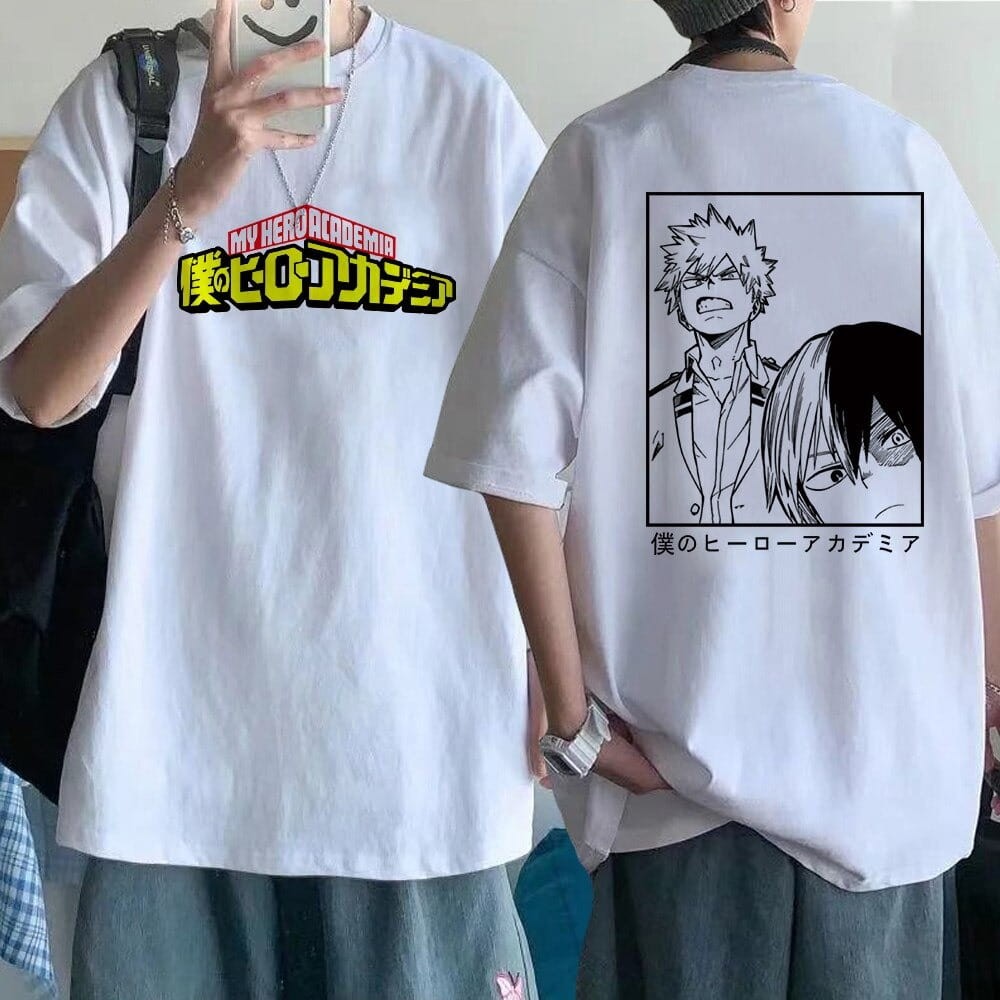 Koszulka T-shirt Anime 100% Bawełna My Hero Academia WZORY