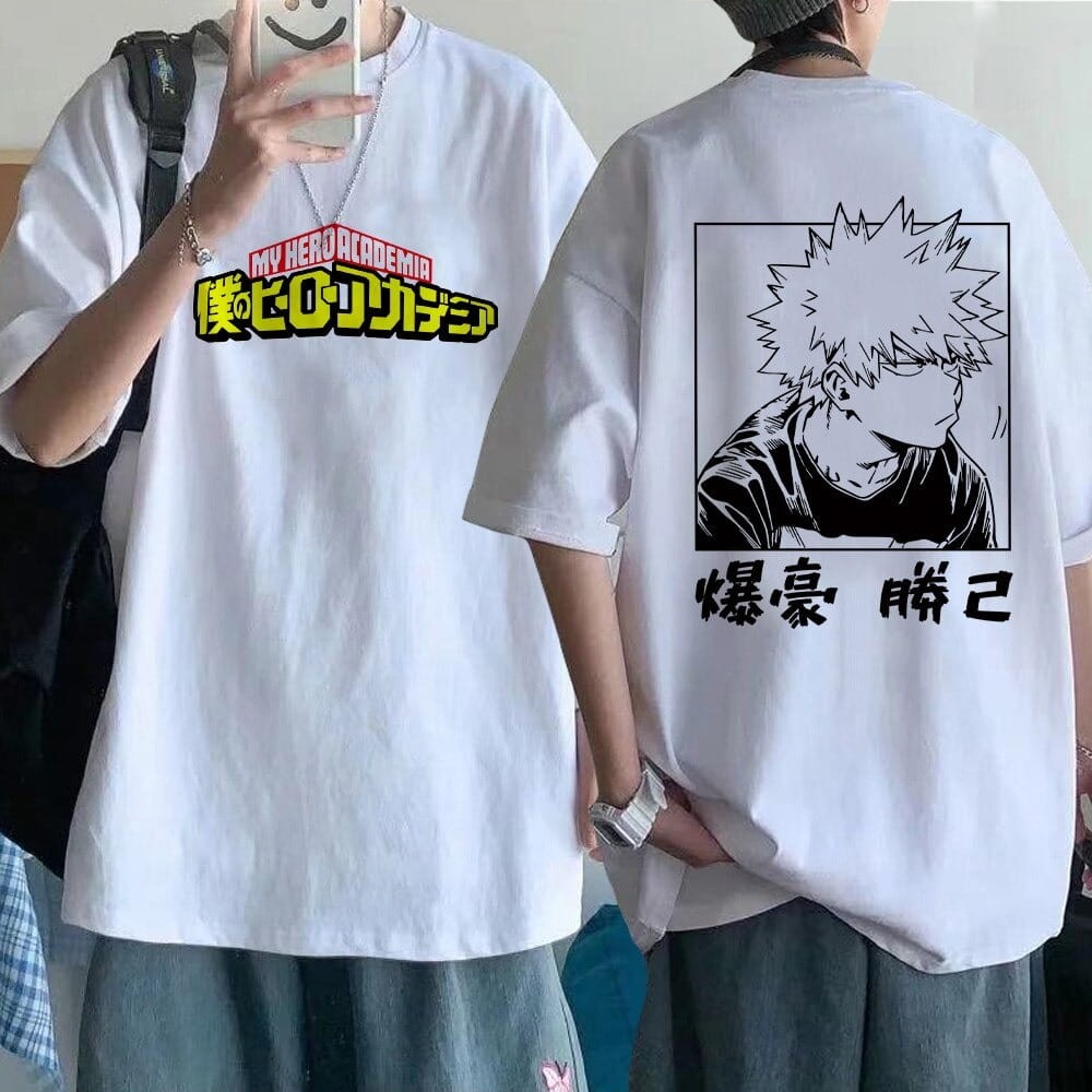 Koszulka T-shirt Anime 100% Bawełna My Hero Academia WZORY
