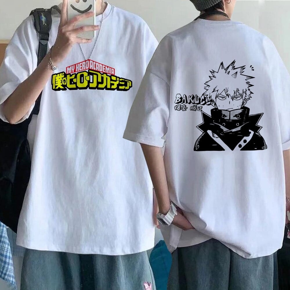 Koszulka T-shirt Anime 100% Bawełna My Hero Academia WZORY