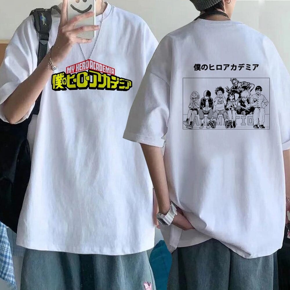 Koszulka T-shirt Anime 100% Bawełna My Hero Academia WZORY