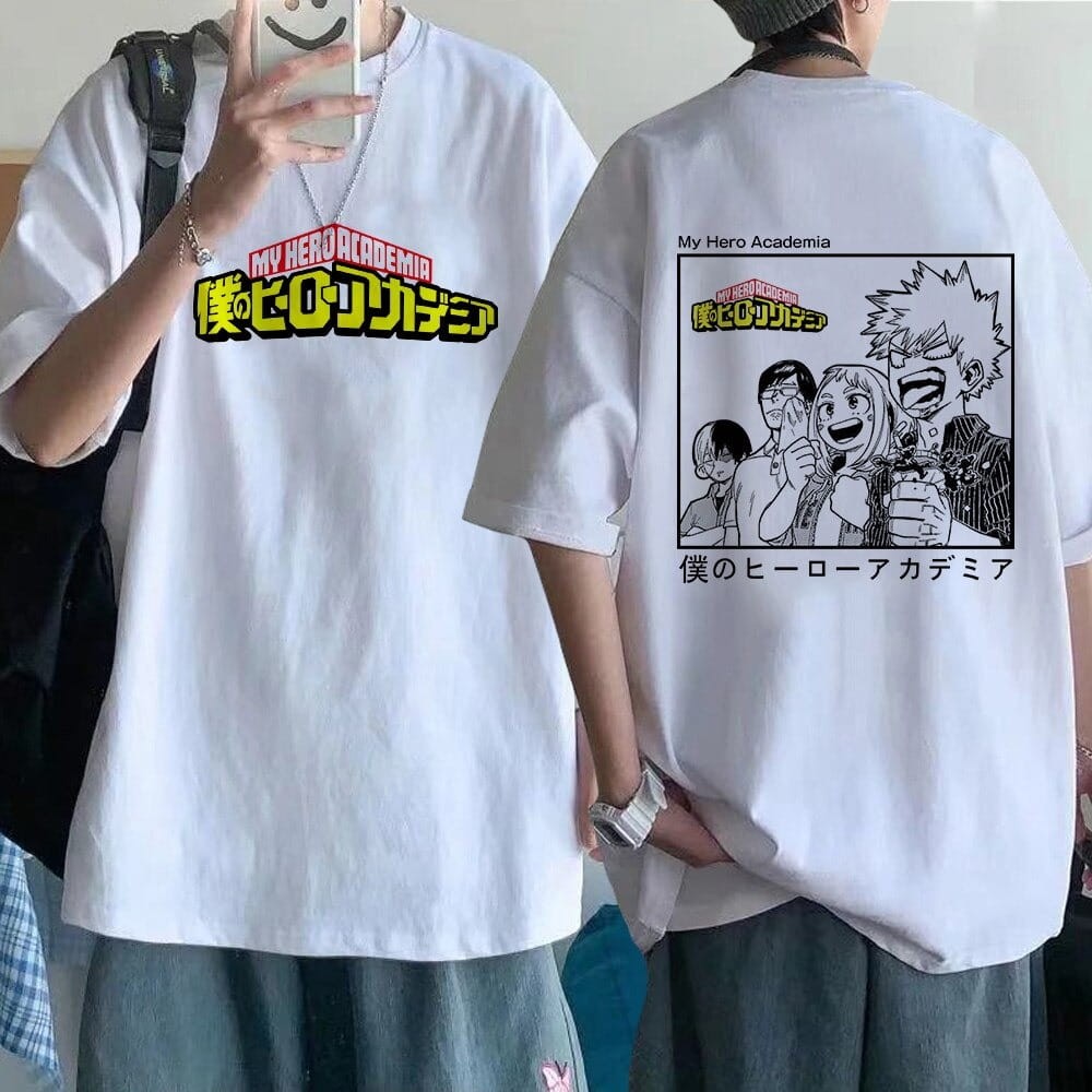 Koszulka T-shirt Anime 100% Bawełna My Hero Academia WZORY
