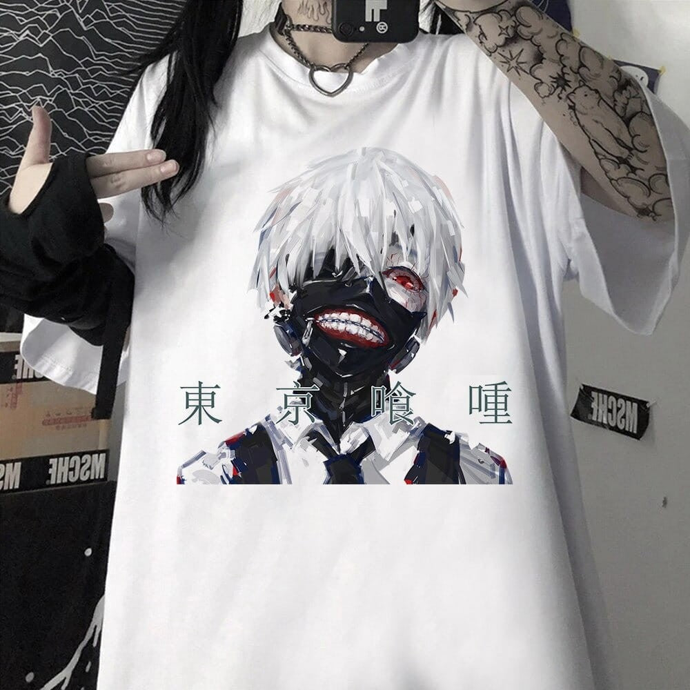 Anime 100% Cotton T-Shirt Tokyo Ghoul Designs