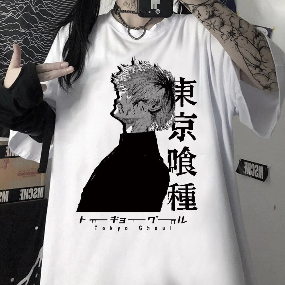 Anime 100% Cotton T-Shirt Tokyo Ghoul Designs