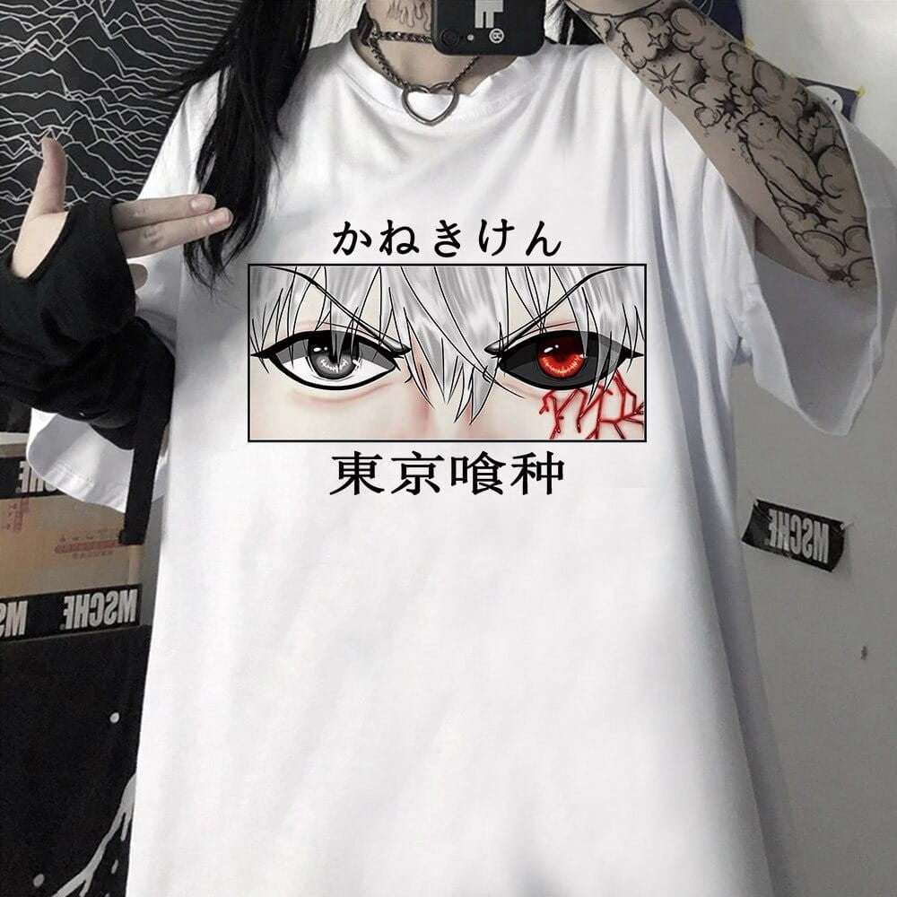 Anime 100% Cotton T-Shirt Tokyo Ghoul Designs