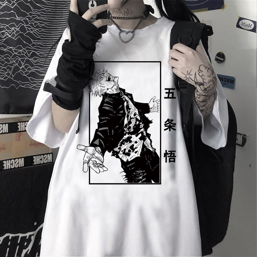 Anime 100% Cotton T-Shirt Jujutsu Kaisen Designs