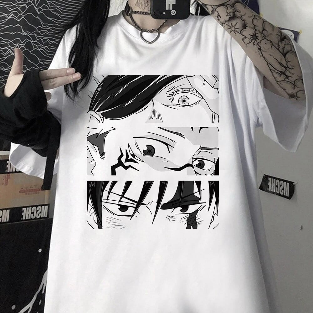 Anime 100% Cotton T-Shirt Jujutsu Kaisen Designs