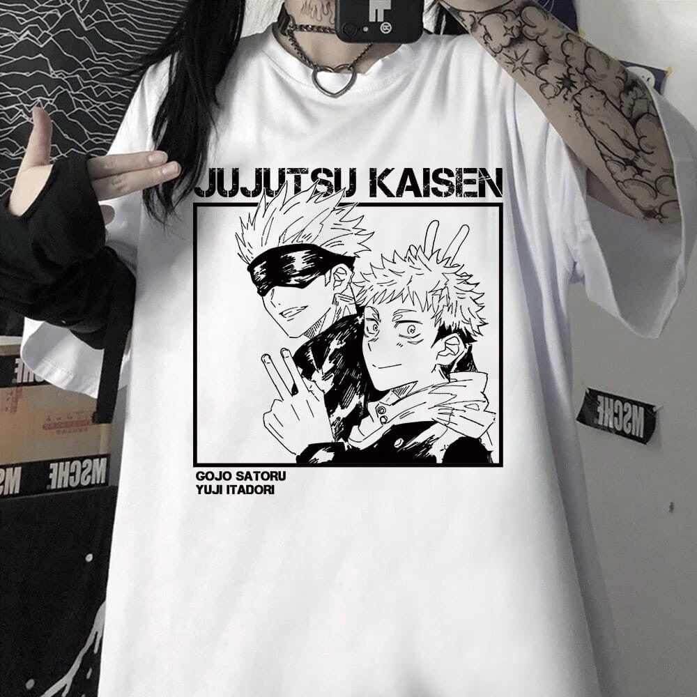 Anime 100% Cotton T-Shirt Jujutsu Kaisen Designs