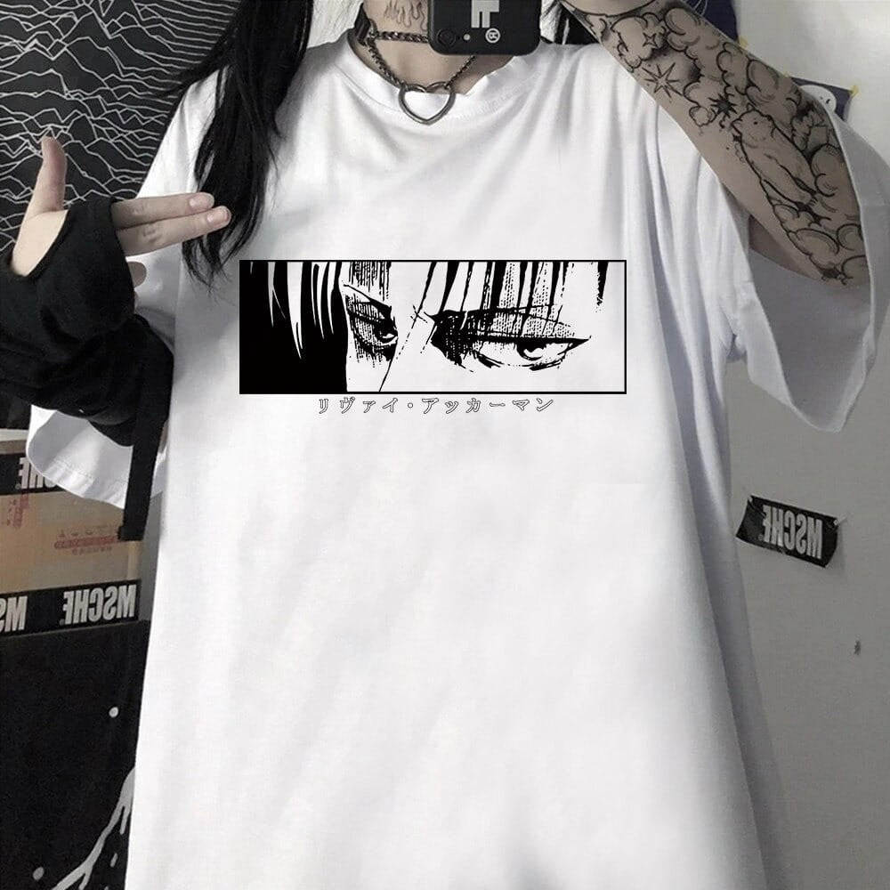 Anime 100% Cotton T-Shirt Attack on Titan Designs