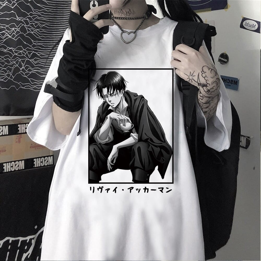 Anime 100% Cotton T-Shirt Attack on Titan Designs