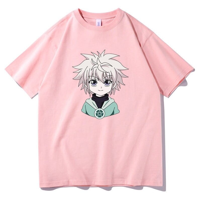 Anime 100% Cotton T-Shirt Hunter x Hunter Killua
