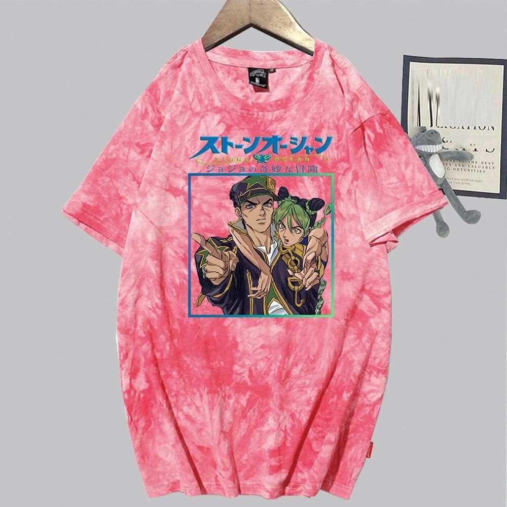 Anime 100% Cotton T-Shirt Jojo's Bizarre Adventure