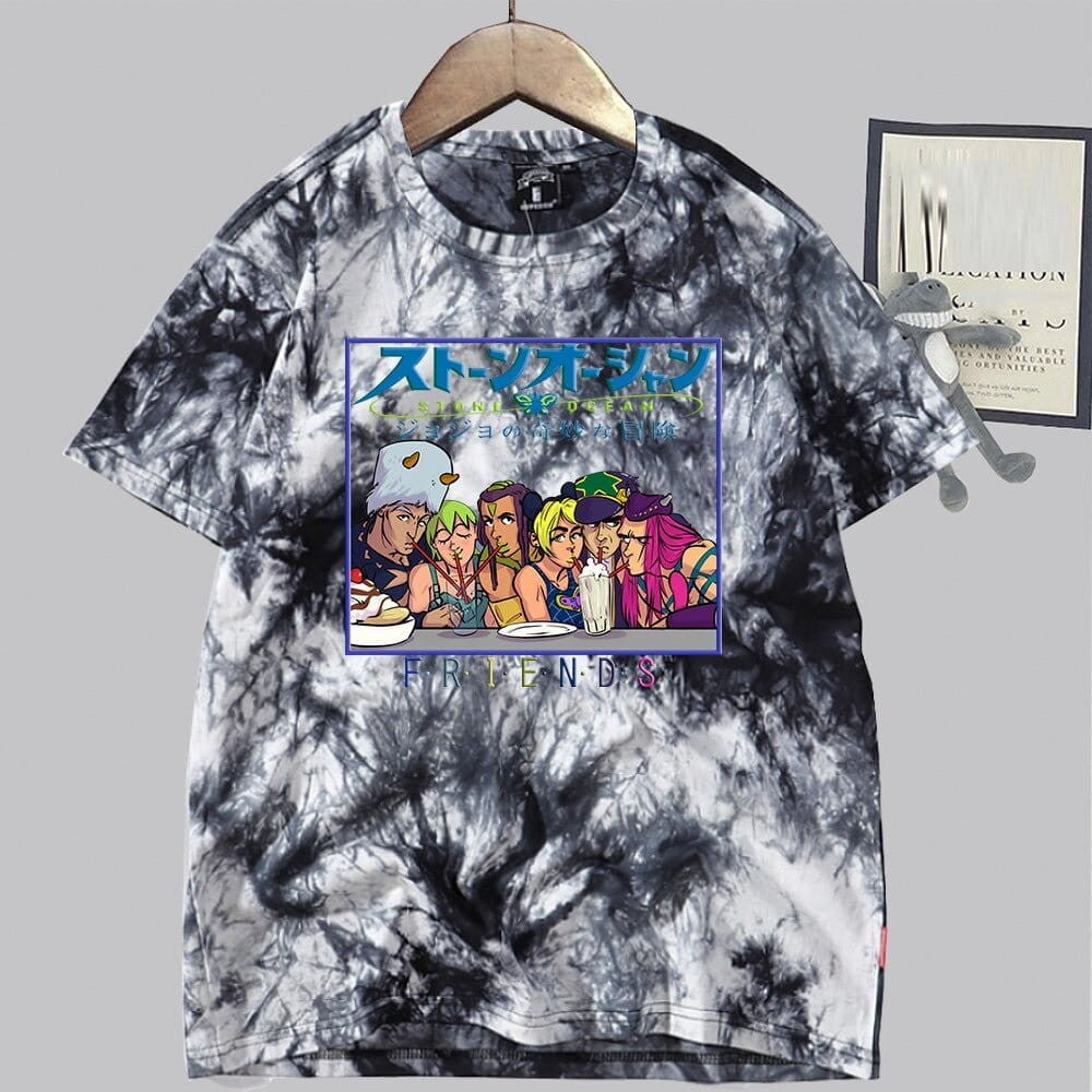 Anime 100% Cotton T-Shirt Jojo's Bizarre Adventure