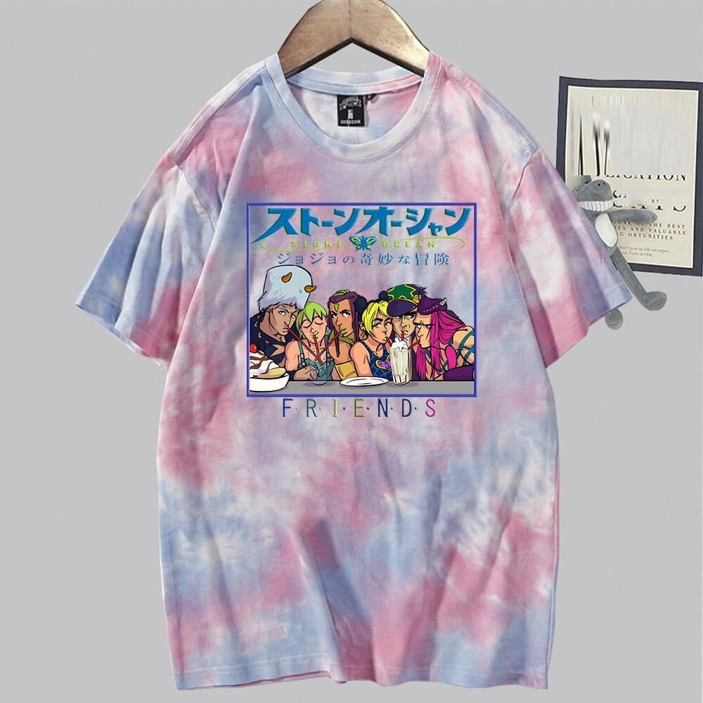 Anime 100% Cotton T-Shirt Jojo's Bizarre Adventure