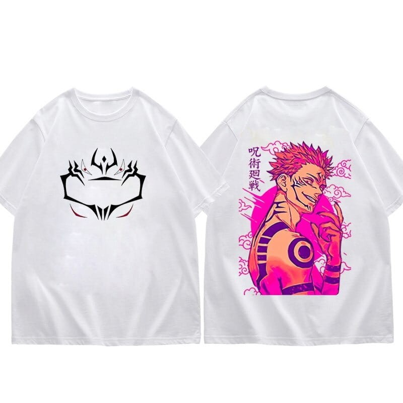 T-Shirt T-shirt Anime 100% Manga Jujutsu Kaisen postacie serii