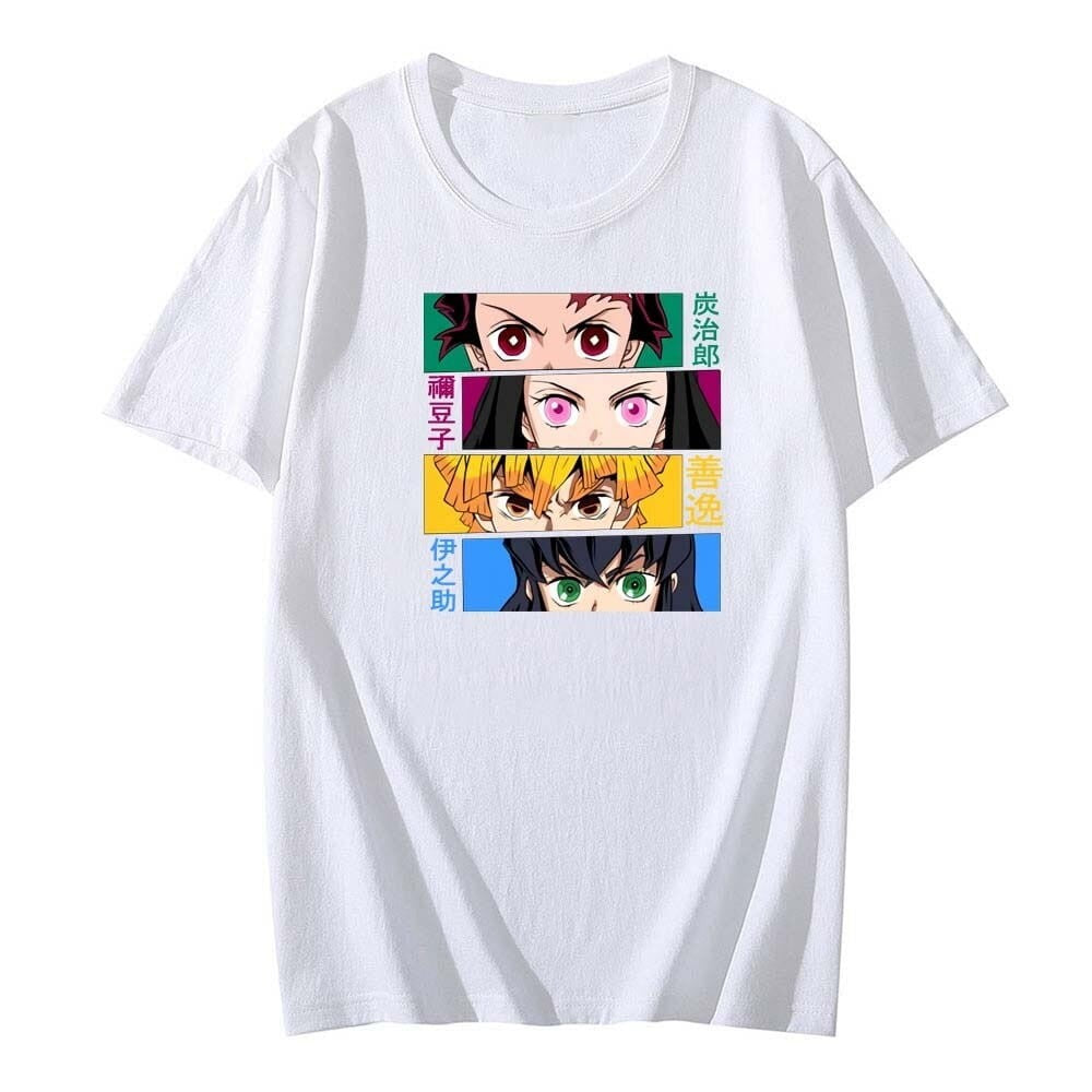 T-Shirt T-shirt Anime 100% Demon Slayer Heroes