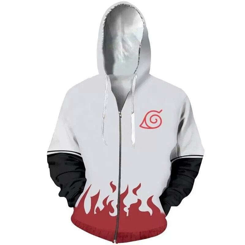Naruto Akatsuki Anime 3D Zip-Up Hoodie