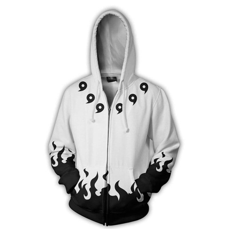 3D Zip-Up Hoodie Naruto Akatsuki