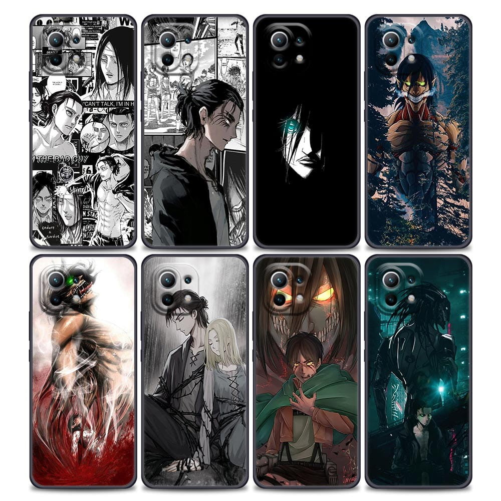Xiaomi Soft Silicone Phone Case Attack On Titan - 21 modeli