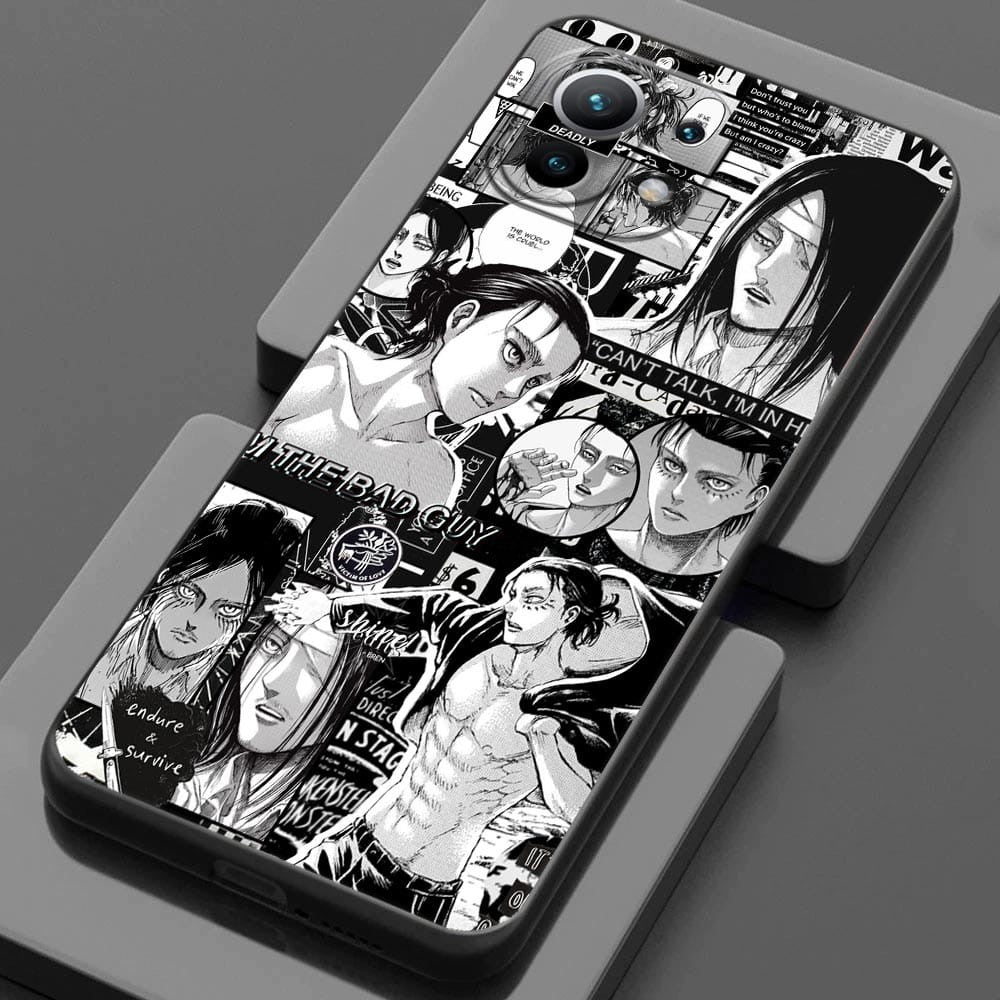 Xiaomi Soft Silicone Phone Case Attack On Titan - 21 modeli