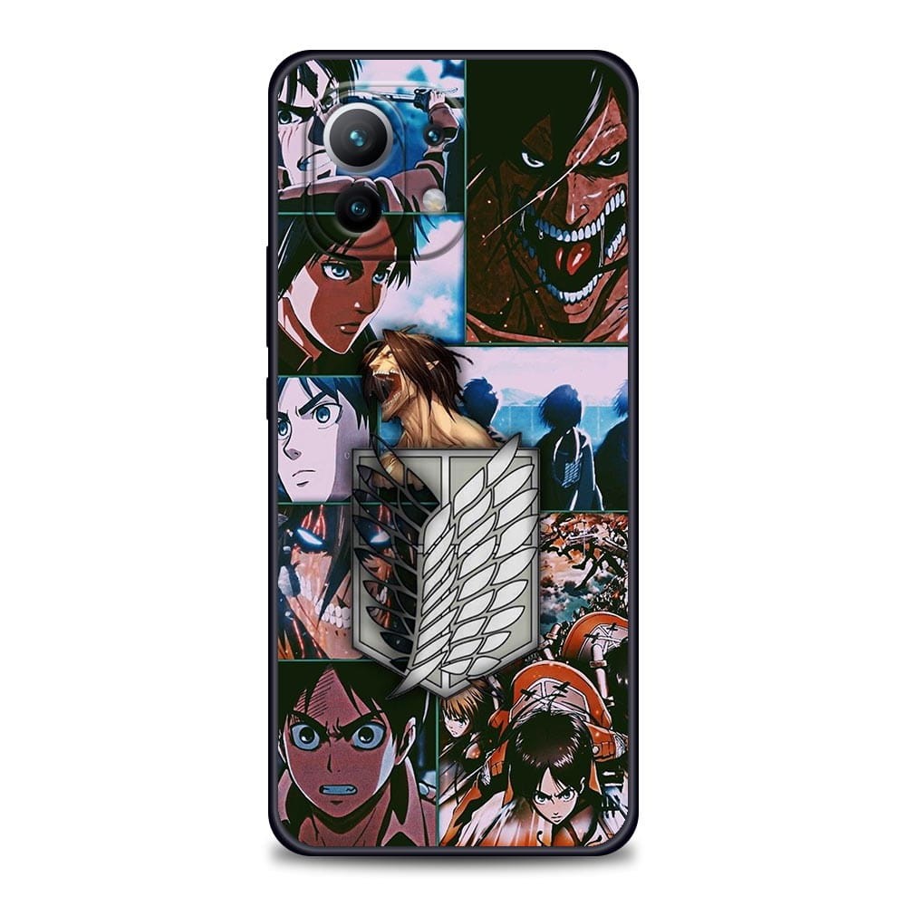 Xiaomi Soft Silicone Phone Case Attack On Titan - 21 modeli