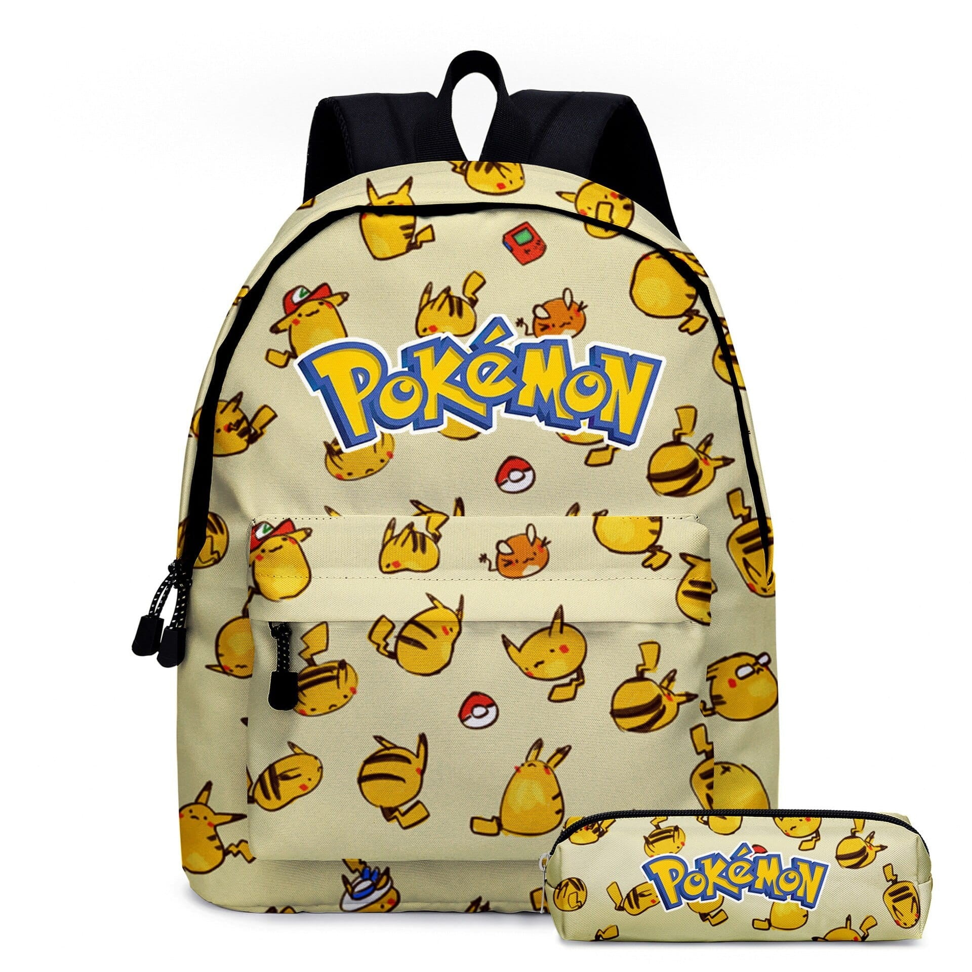 School Backpack z piórnikiem Anime Pokemon