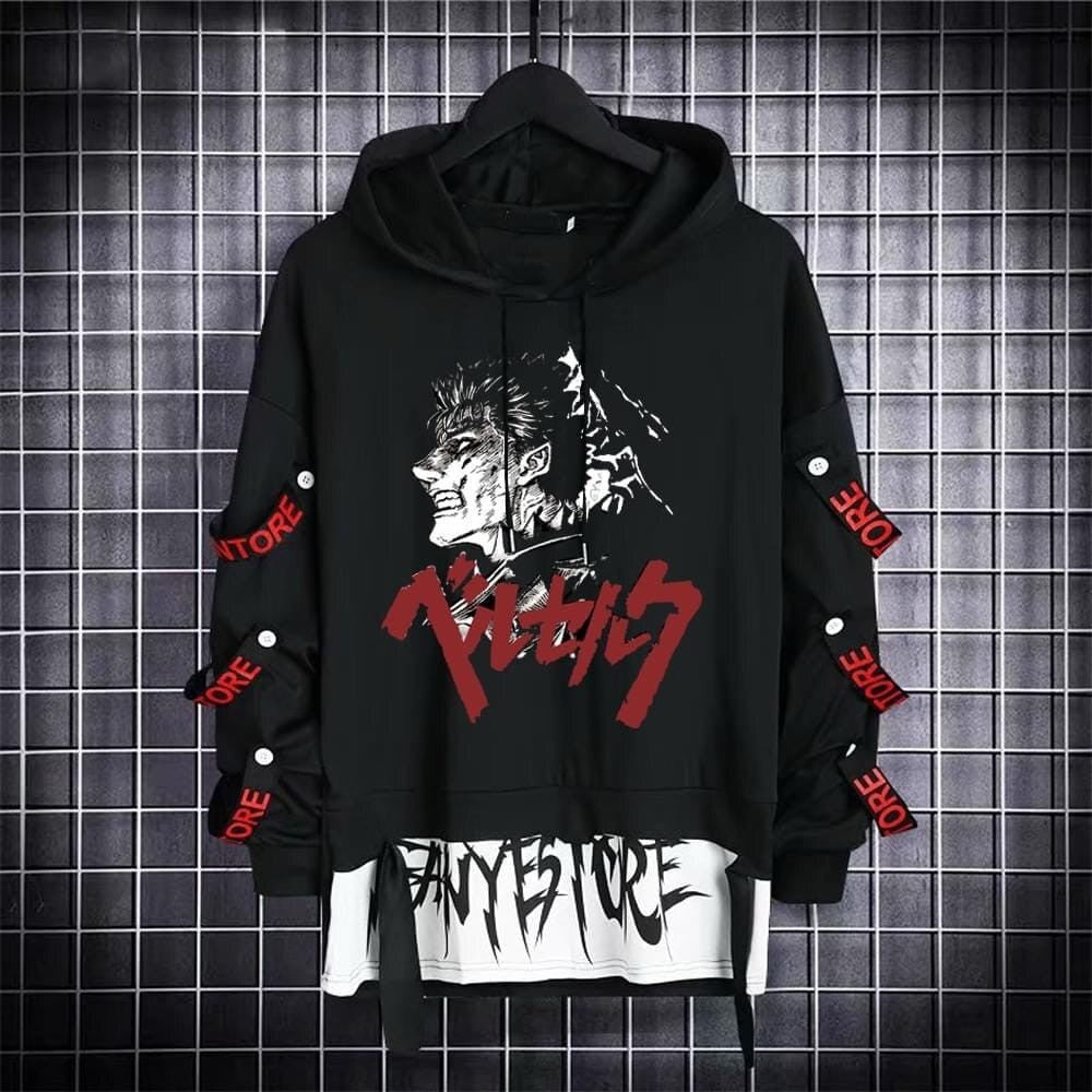 Berserk with Tapes Various Designs Anime Hoodie