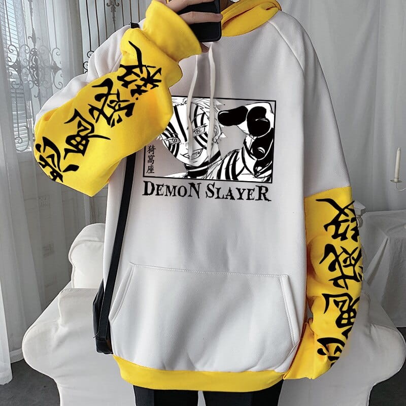 Demon Slayer Bluza Anime z Kapturem w Trzech Kolorach