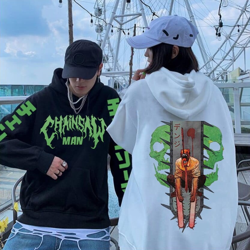 Cotton Hoodie anime Chainsaw Man Denji Various Colors