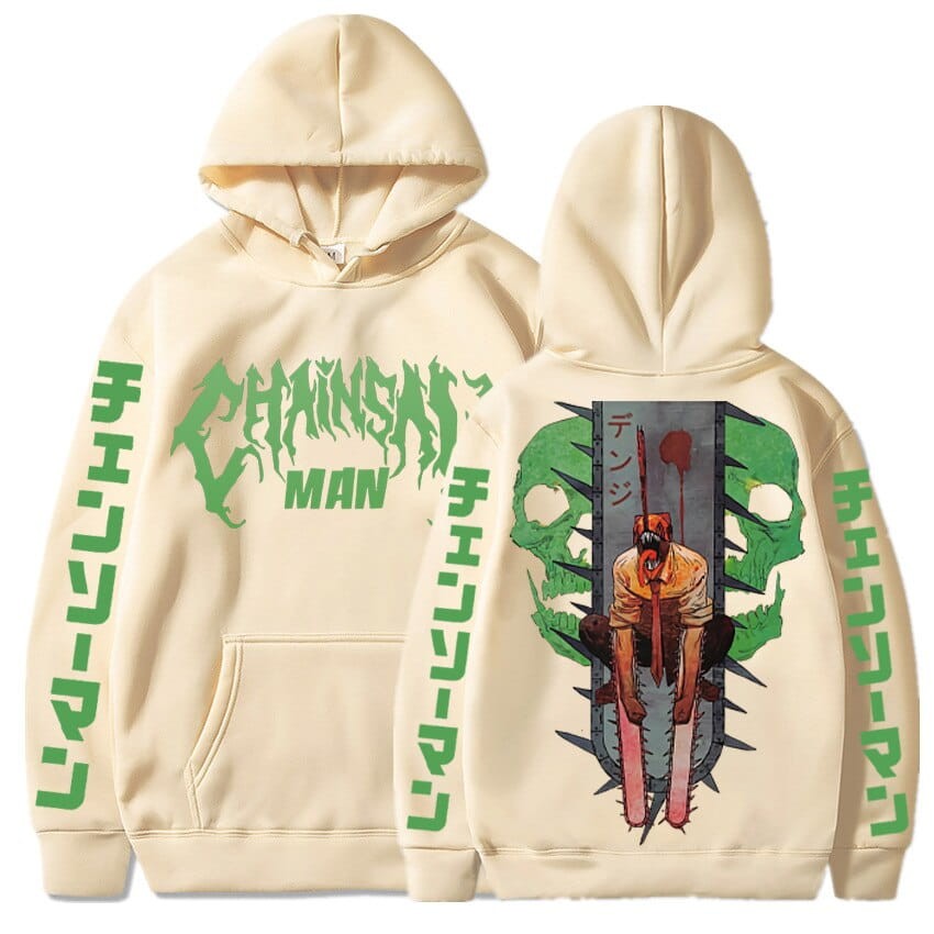 Cotton Hoodie anime Chainsaw Man Denji Various Colors
