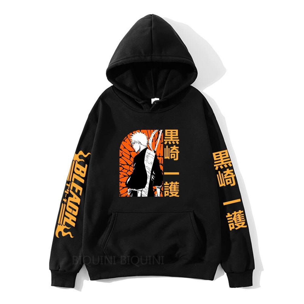 Cotton Hoodie anime Bleach Ichigo Various Colors