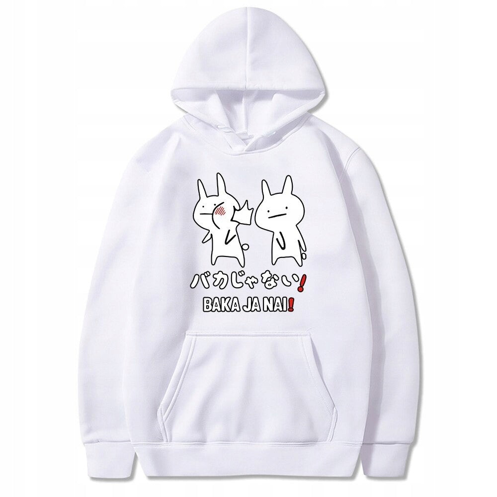 Anime Cotton Hoodie Baka Rabbits