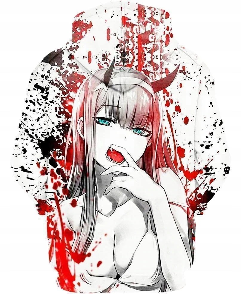 3D Print Hoodie Zero Two