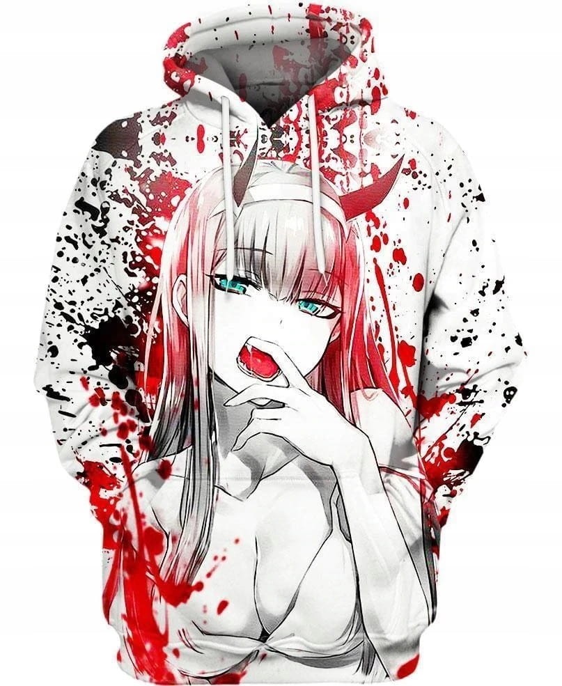 3D Print Hoodie Zero Two
