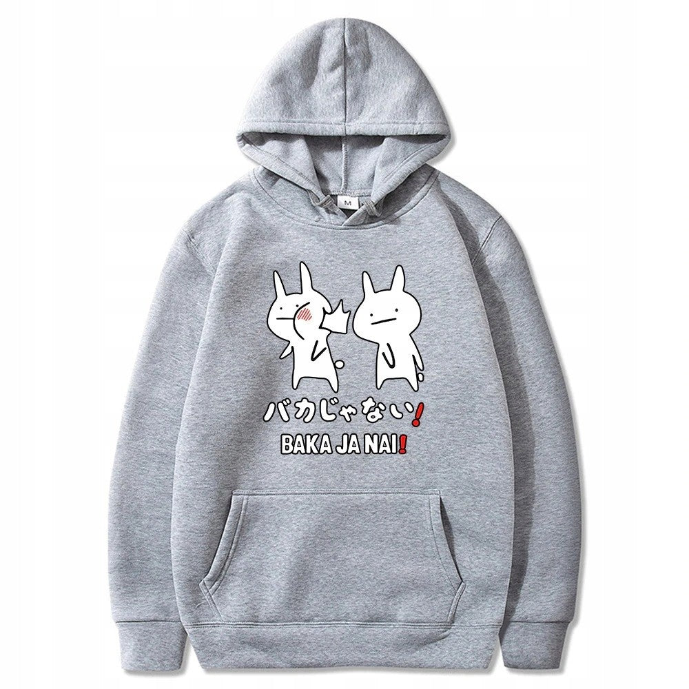 Anime Cotton Hoodie Baka Rabbits
