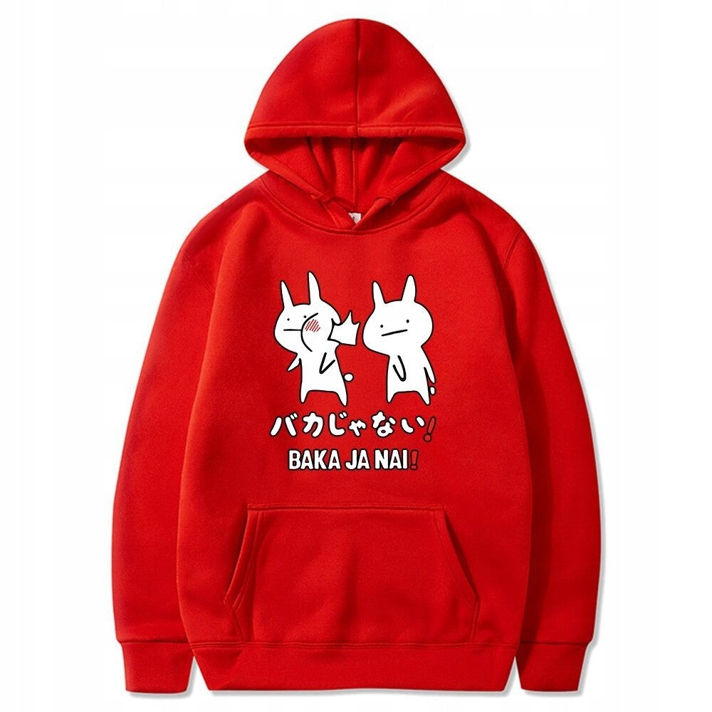 Anime Cotton Hoodie Baka Rabbits