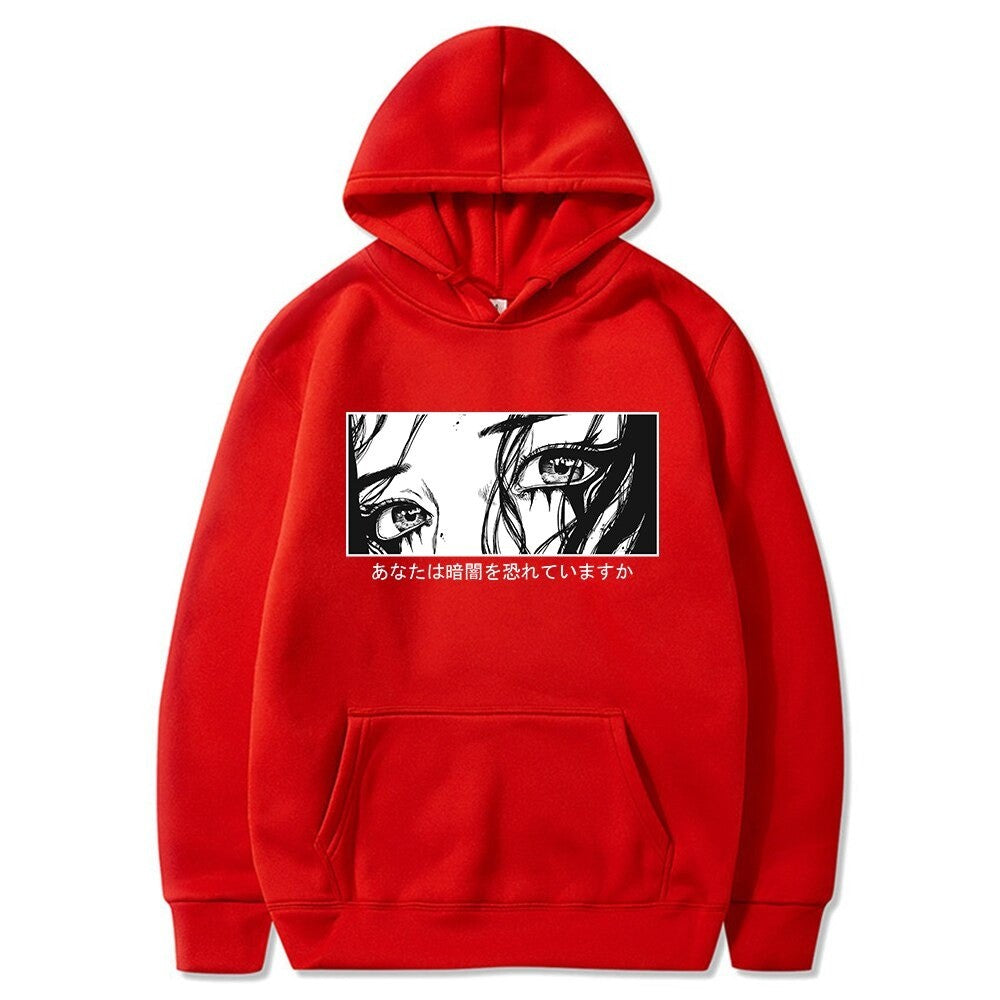 Anime Cotton Hoodie Japan Horror