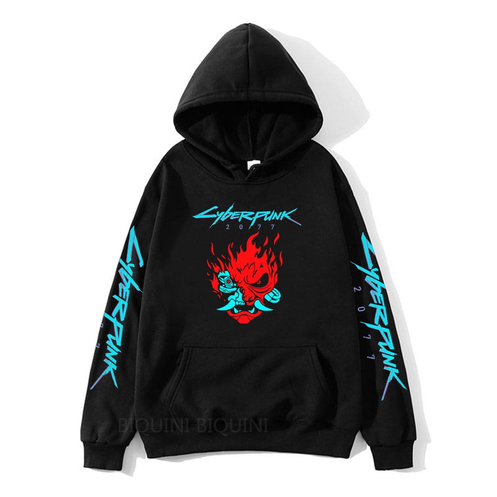 Cotton Hoodie anime Cyberpunk 2077 Samurai Colors