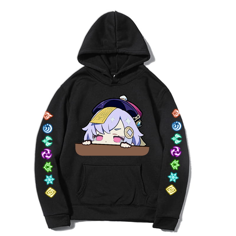 Cotton Hoodie anime gra Genshin Impact Cute