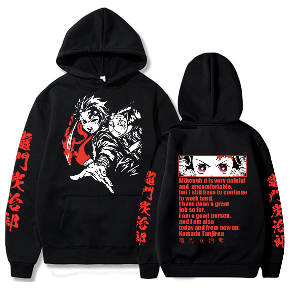 Cotton Hoodie anime Demon Slayer Designs