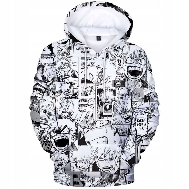 3D Print Hoodie Ahegao My Hero Academia